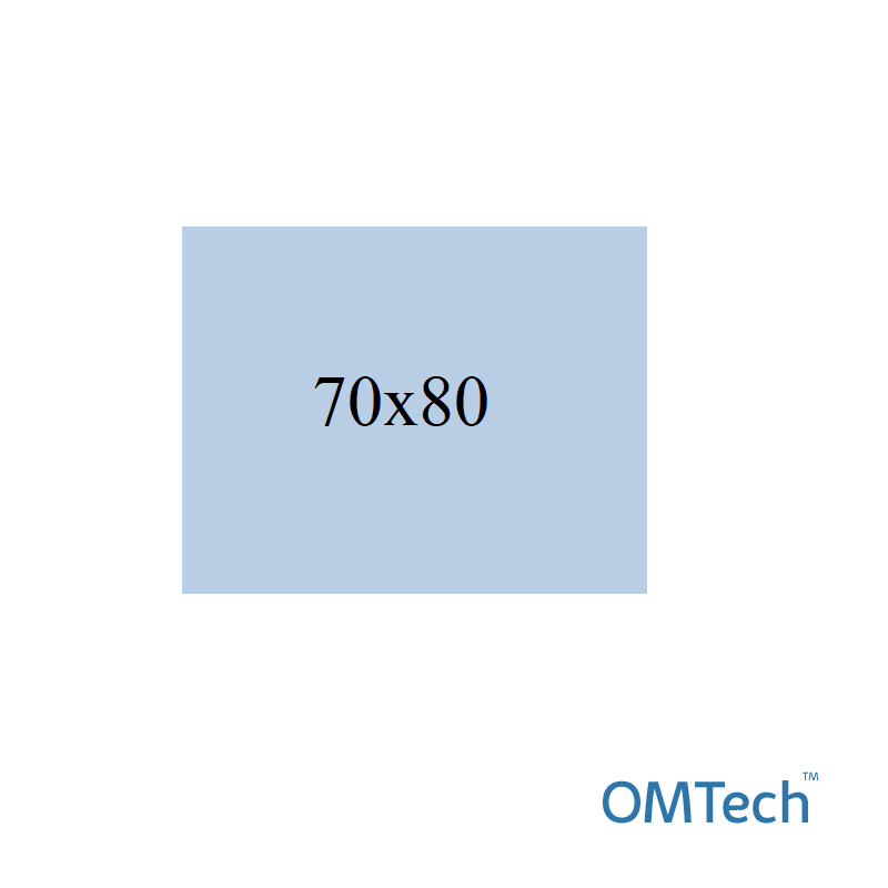 Покриття операційне OMTech™ для операційного столу 70 см х 80 см (спанлейс - 50г/м2), стерильне